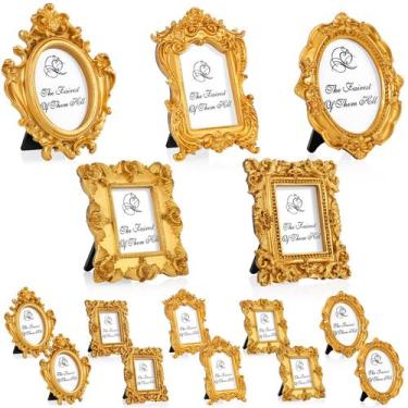 Imagem de Porta-retratos Maitys Vintage Resin Barroco Style (15 unidades)