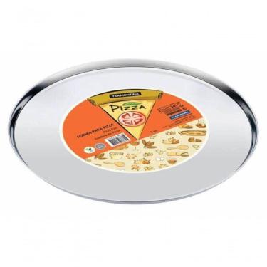 Imagem de Forma Para Pizza Tramontina Em Aço Inox 35cm