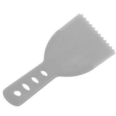 Imagem de Espátula Plástica Dentada Cinza 80mm - 0.2582 - COMPEL