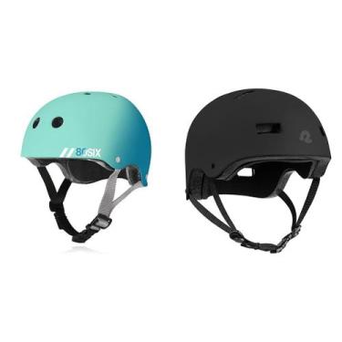 Imagem de Pacote de capacete 80Six Kids Bike e Retrospec Dakota Adult