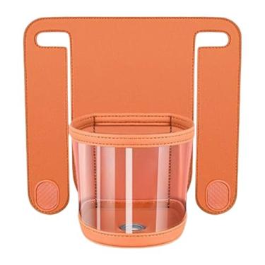 Imagem de Mqetly Suporte para copos de encosto de cabeça Gancho multifuncional Mochilas de grande capacidade Chapéus Sacolas de compras Adora Encosto de cabeça de, Laranja