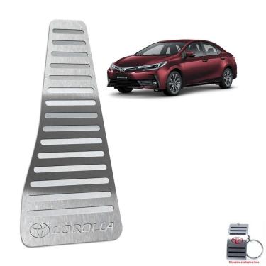 Imagem de Descanso De Pé Em Aço Inox Corolla 2014 A 2019 Prata