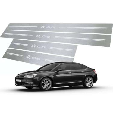 Imagem de Soleira De Porta Citroen C5 2009 Até 2012 Aço Inox