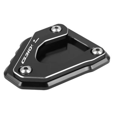 Imagem de Acessórios de motocicleta Placa de extensão de suporte CNC Suporte lateral para pé Almofada de ampliação compatível com G310GS G 310GS G 310 GS 2017-2023 (G310r Preto 17-21)