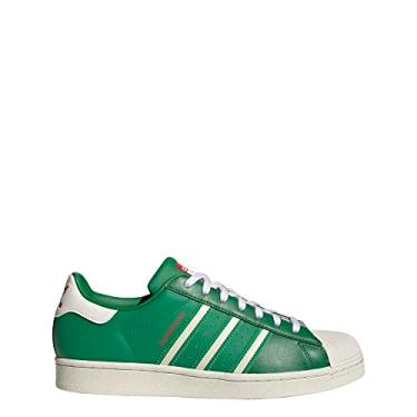 Imagem de adidas T nis masculino Superstar, Branco/branco (off-white) / Team Power Red, 9