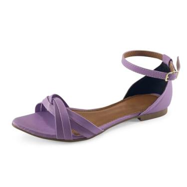 Imagem de Sandália Feminina Verão Rasteira Rasteirinha Tiras Bico Folha Dia a Dia JCL