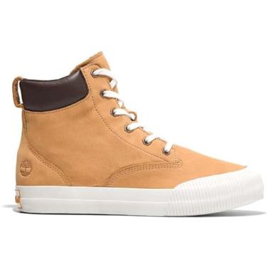 Imagem de Timberland Skyla Bay 2.0 Tênis feminino de cano alto com cadarço, Nobuck trigo, 9