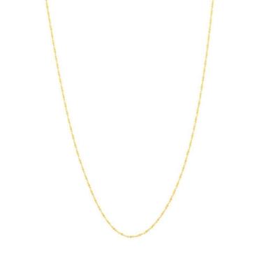 Imagem de Cordão rommanel folheado a ouro 18k corrente fina 50cm