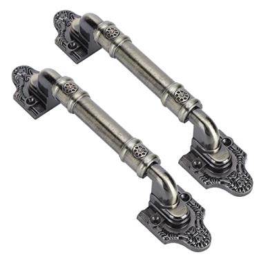 Imagem de Acouto Puxador de Armário Vintage, 2 Peças, Puxador de Porta Vintage, Gaveta de Guarda-roupa, Europeu, Cor Bronze, Liga de Zinco - Ferramentas e Reforma Doméstica/Hardware/Gabinete