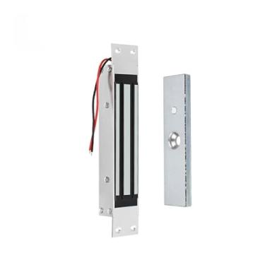 Imagem de Fechaduras eletromagnéticas eletrônicas de controle de acesso incorporadas 180 KG/350 lbs DC12V para porta única de metal/madeira