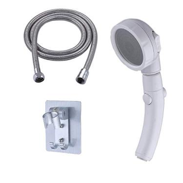 Imagem de WYUYIWH Cabeça de chuveiro pressurizada de mão cabeça de chuveiro pressurizada doméstica cabeça de chuveiro banheiro chuveiro