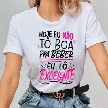 Imagem de Blusinha Estampada Carnaval 2025 Culpa da bebida Frases Engraçadas - l