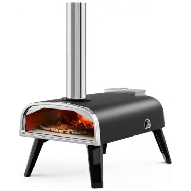 Imagem de Forno de Pizza a Lenha Portátil Aço Inoxidável, Aidpiza SP120, Preto