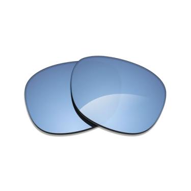 Imagem de Alphax Lentes de reposição polarizadas Elite espelhadas em águas profundas para óculos de sol Ray Ban Wayfarer RB4105 50 mm