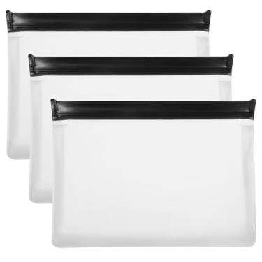 Imagem de LIQWEI 3 sacos reutilizáveis de armazenamento de gelo, 25 x 7,3 x 5,3 cm para freezer, bolsa de gelo à prova de vazamento, bolsa de armazenamento durável para cubos de gelo para viagem, comida, uísque