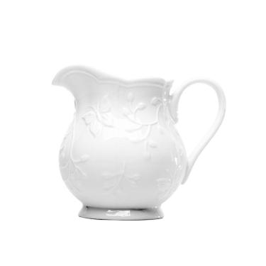 Imagem de Jarra De Leite Leiteira Porcelana New Bone Butterfly Flower Suco Molhos 250ml Lyor
