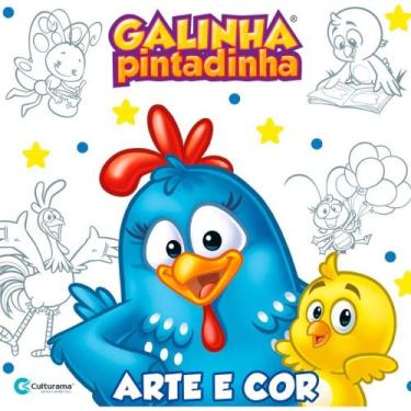 Imagem de Livro Infantil Colorir ARTE e COR Galinha Pintadinha - Culturama
