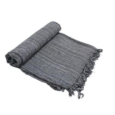 Imagem de Manta para Sofá e Poltrona Elegante 210x120 – Diversas Cores para Sua Sala ou Quarto (Cinza Mesclado)