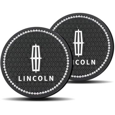 Imagem de Porta-copos de carro, para Lincoln MKS, MKT, MKX, Navigator, Continental MKC MKZ, suportes universais antiderrapantes para copos, porta-copos com enchimento, acessórios interiores de carro-LK