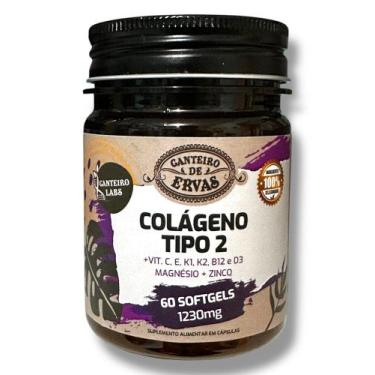 Imagem de Colágeno Tipo 2  60 Softgels  Canteiro de Ervas