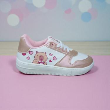 Imagem de Tênis Infantil Feminino 28 Ao 36 Capivara Conforto Qualidade Ref MP254