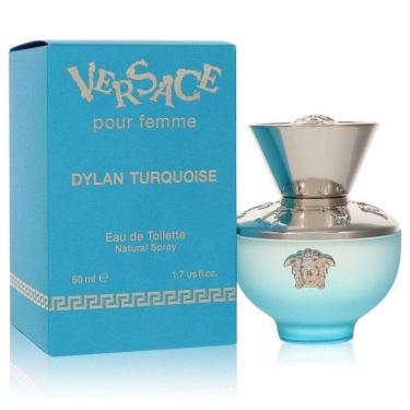 Imagem de Perfume Feminino Versace Pour Femme Dylan Turquoise 50 Ml Eau De Toilette