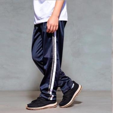 Imagem de Calça Infantil Agasalho Tecido Helanca Inverno 281-Masculino