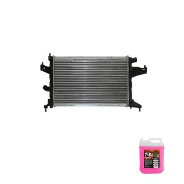Imagem de Kit Radiador GM Corsa/Montana 1.0 2003/2008 + Aditivo Radiadornaq Rosa 5 Litros