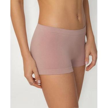 Imagem de Calcinha Boxer Modeladora Sem Costura Feminina Lupo Loba Cor:NudeTaman