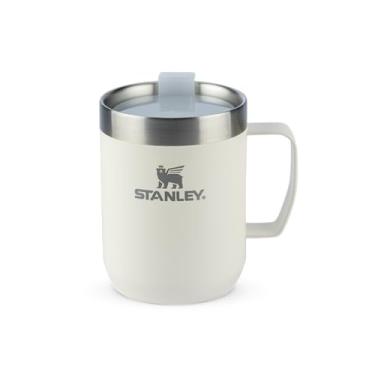 Imagem de Stanley - Caneca de Acampamento, Copo Térmico com Tampa Para Beber, Térmica, Aço Inoxidáve, Para Bebidas Quentes e Frias, 236 ml, Cream
