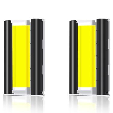 Imagem de INKONSJOY Compatível com cassete de tinta Liene Amber M100 M200, funciona para impressoras DHP512 DHP513, pacote com 2 (sem papel)