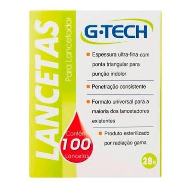 Imagem de Lancetas para Lancetador G-Tech 100 Unidades