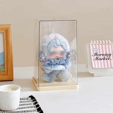 Imagem de Caixa de armazenamento de acrílico transparente à prova de poeira para miniaturas colecionáveis e brinquedos (18 x 11 x 9 cm)