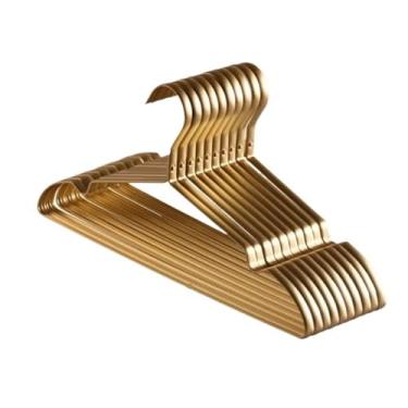 Imagem de Cabide de metal adulto antiderrapante para exibição de roupas para casa cabide de armazenamento de roupas vintage para armário com economia de espaço cabide organizador de pendurar adequado para