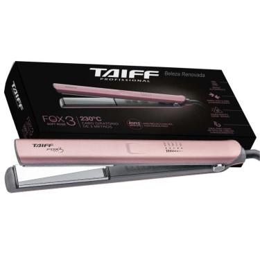 Imagem de Prancha Taiff Fox Ion 3 rosa Chapinha com Display Digital