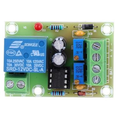 Imagem de Controlador de carregamento de bateria de armazenamento XH-M601, luz indicadora de LED, fiação fácil, desempenho estável, tensão de alimentação de 13,8 a 14,8 V, tensão de fechamento do relé de 12,4 V