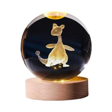Imagem de Luz Noturna Em Cristal 3D Figura De Pokémon Brinquedos Blastoise Scyth