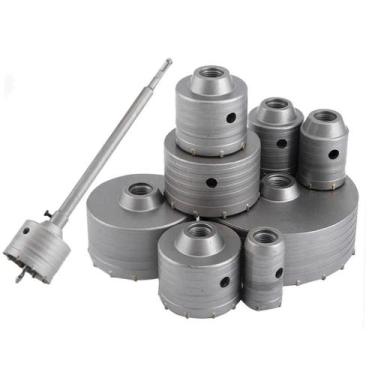 Imagem de Conjunto De Brocas Para Furadeira De 30-160mm Para Concreto, Cimento, 