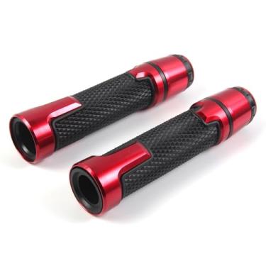 Imagem de Arashi Punhos de guidão universal para motocicletas 7/20.3 cm 22 mm para Honda Suzuki, BMW, Yamaha, Kawasaki, Ducati, todas as motos esportivas, vermelho CBR1000RR CBR600RR CBR900RR GSXR 600 750