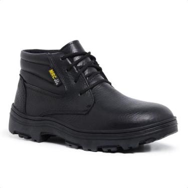 Imagem de Bota Coturno Segurança Para Trabalho Com Cadarços - FranBoots, Preto, 