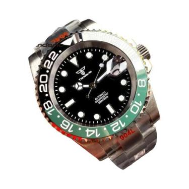 Imagem de Relógio De Mergulho Masculino De Aço Inoxidável 40mm Tandorio NH35 Mos