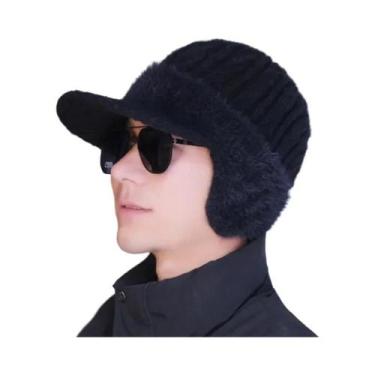 Imagem de Gorro De Inverno Unissex À Prova De Vento Com Forro Térmico E Proteção