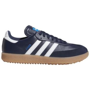 Imagem de adidas Tênis de golfe masculino Samba Spikeless Golf, Índigo noturno/branco/pássaro azul, 41
