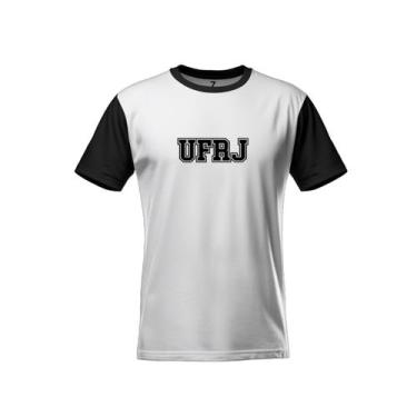 Imagem de Camiseta Universidade Federal Rj Ufrj Malha Fria - Sete Sete, Branco, 