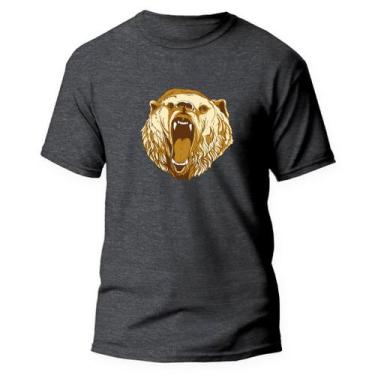 Imagem de Camiseta Básica Algodão Premium Estampa Digital Urso Gold  - Pavesi, G