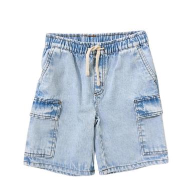 Imagem de Bermuda Hering Infantil Menino Jeans Cargo-Masculino