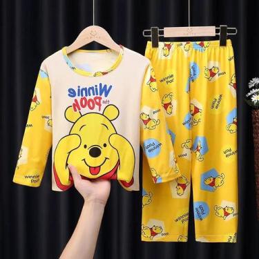 Imagem de Conjunto De Pijamas De Manga Longa Mickey Minnie Winnie the Pooh Para 