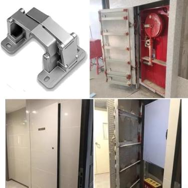 Imagem de Heavy-Duty Stainless Steel Hinge Fire Hydrant Doors - 50-200kg Load Capacity, Versatile Compatibility, Easy Installation