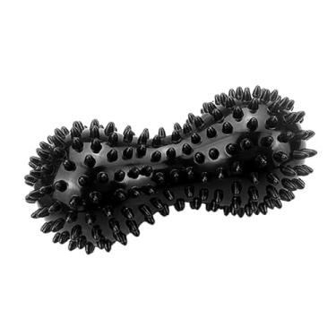 Imagem de Bola de massagem, bola de massagem para costas, pescoço, ombro, coluna, pernas, quadril, ioga fitness relaxamento muscular bola de fáscia (preta, 1 peça)