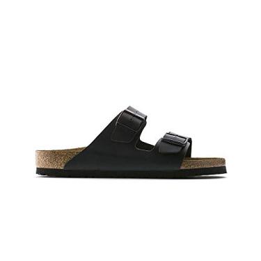 Imagem de BIRKENSTOCK Arizona - Couro oleado (unissex) Preto Oleado Couro 38 (Masculino 35, Feminino EUA 7) Regular, Couro lubrificado preto, 36